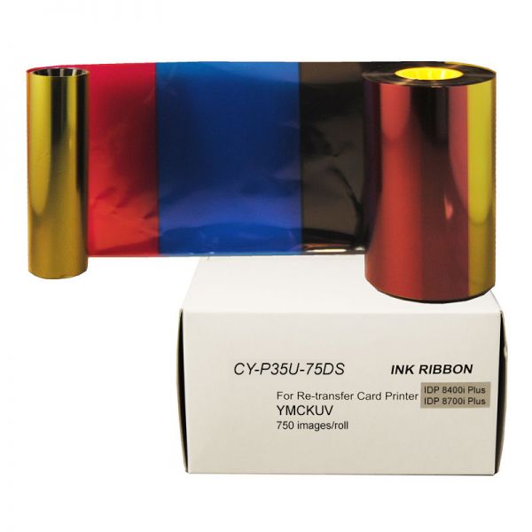 YMCKUV 4-Farb Folie inkl. UV-Segment IDP 8700i Plus
